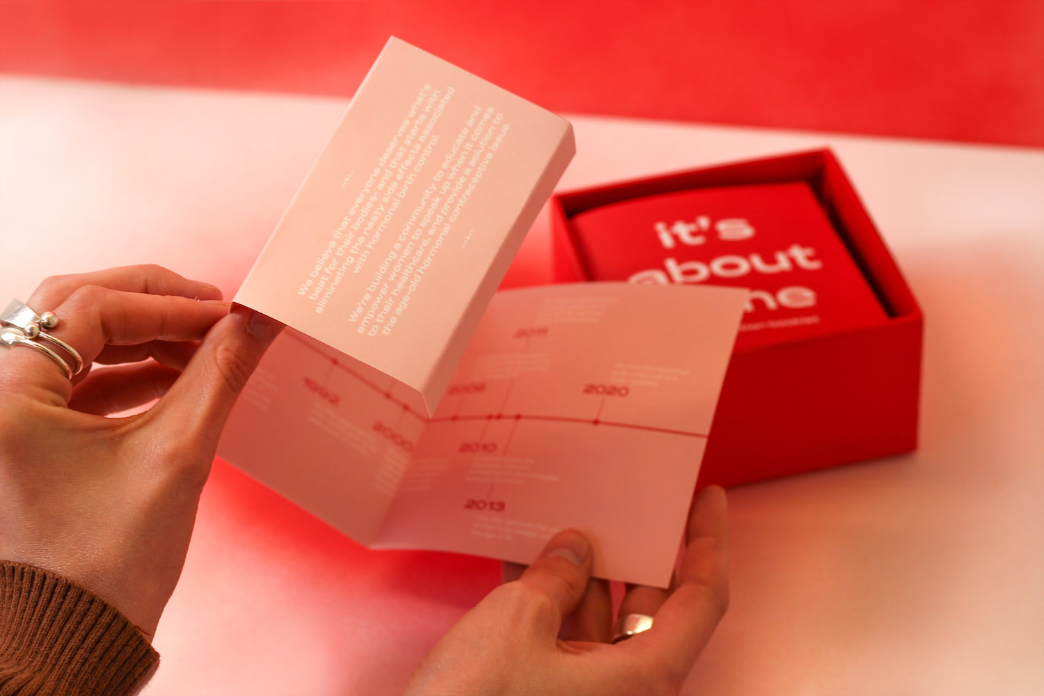 A photo revealing that the packaging sleeve has the ability to be opened.