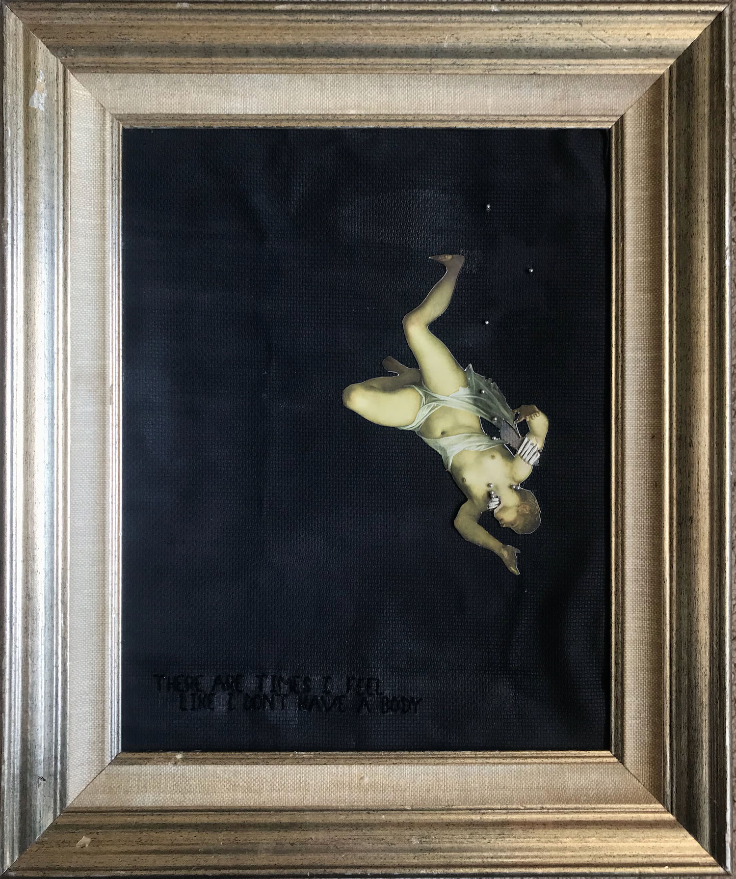 Embroidery and mixed media on cloth