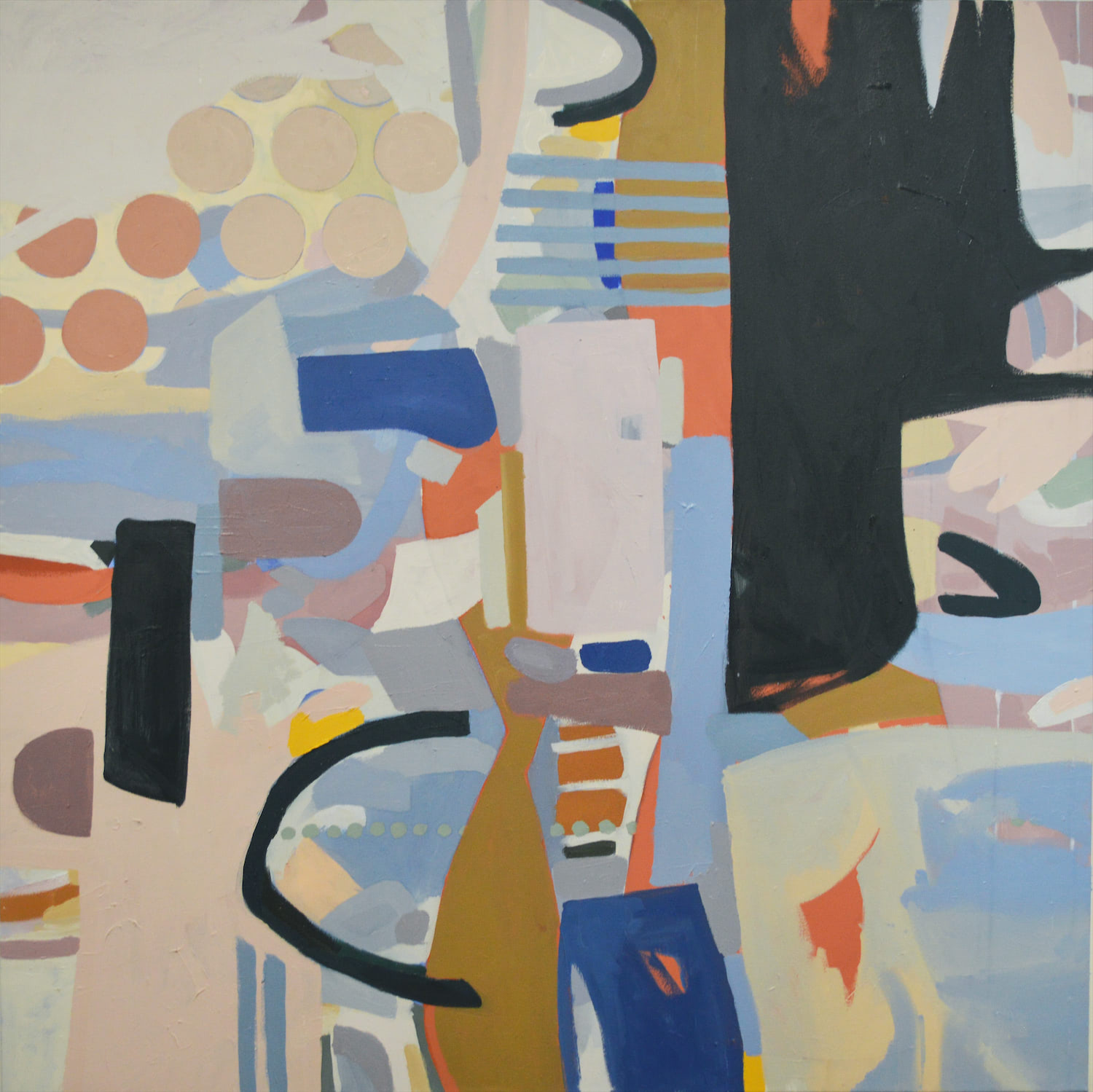 4ft by 4ft Abstract Oil Painting