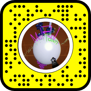 Scan Snapchat code to experience my work in Augmented Reality with Snapchat.