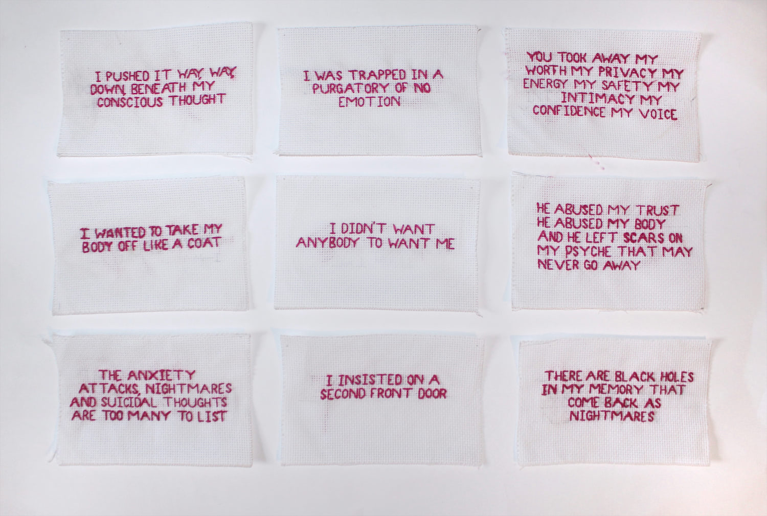 Embroidery on cloth